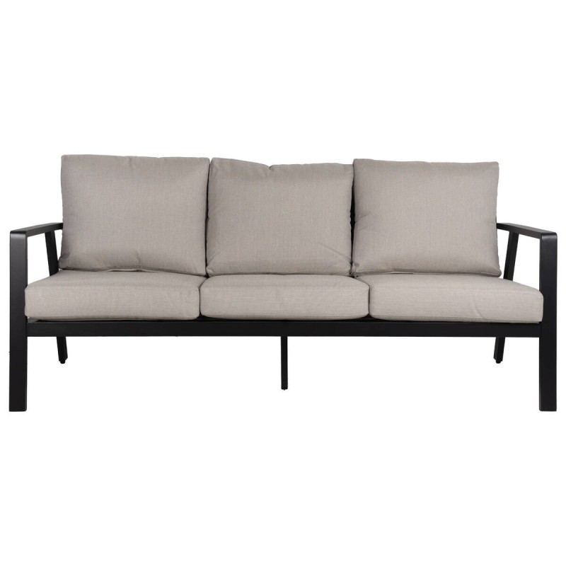 SOFÁ SAMOS DE ALUMINIO GRIS ANTRACITA 191x83x85cm