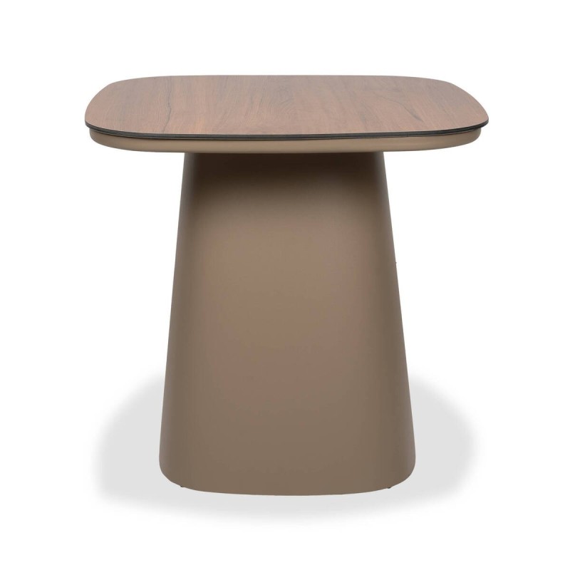 Mesa auxiliar de terraza roma de aluminio 55x52 cm