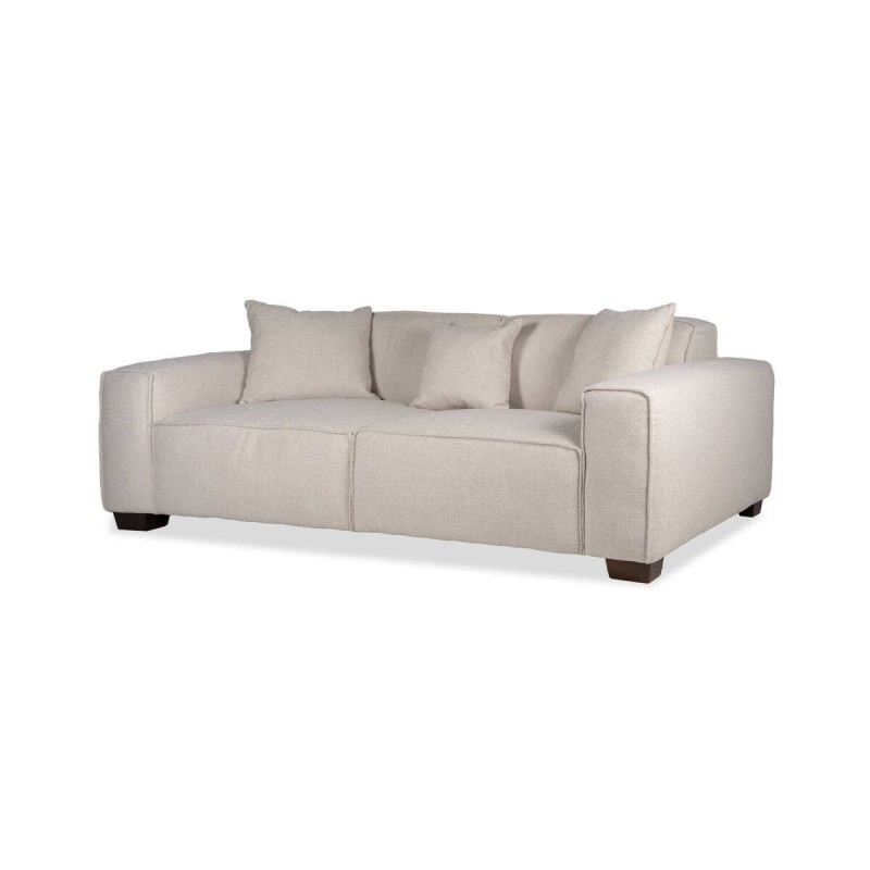 Urban sofa, 3 seats, upholstered in beige, 225x104x75 cm