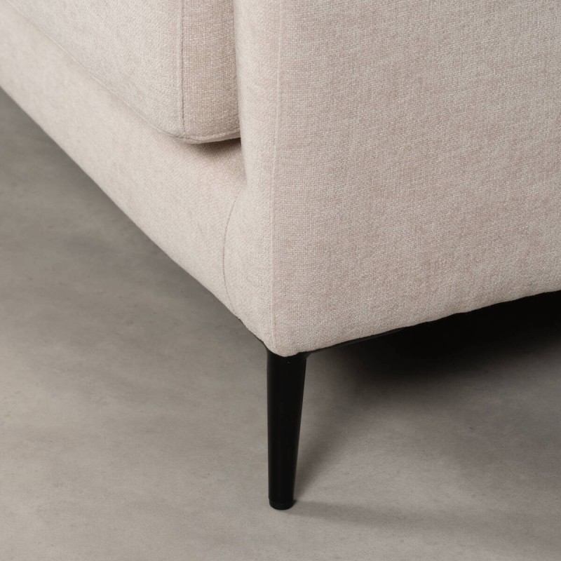 Funny 3-seater sofa, 200 cm, upholstered in sand beige