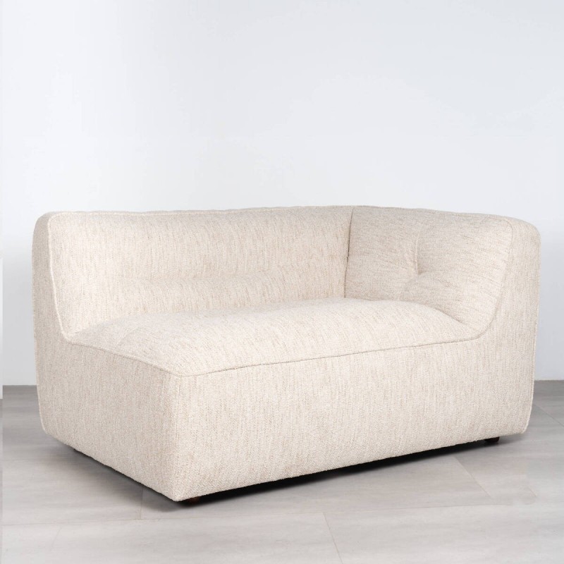 Delos sofa with left chaise longue, beige upholstery, 340cm