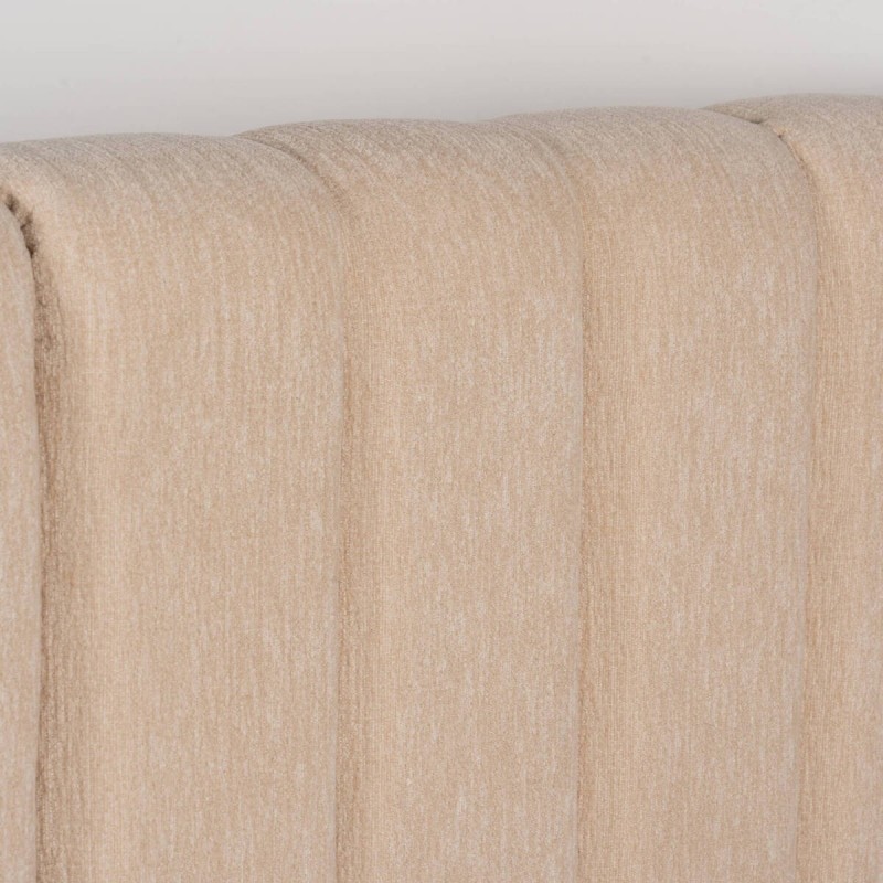 Nara Headboard Upholstered in Beige Chenille for 90cm Bed