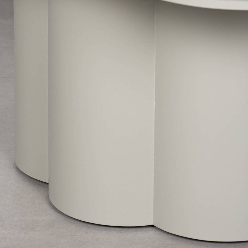 Paxos Square Coffee Table Aluminum Silk Grey 73 cm