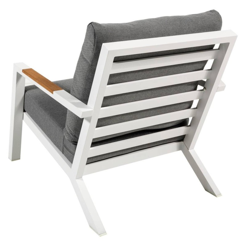 Grey outdoor armchair 75.5 x 90.5 x 78.5cm