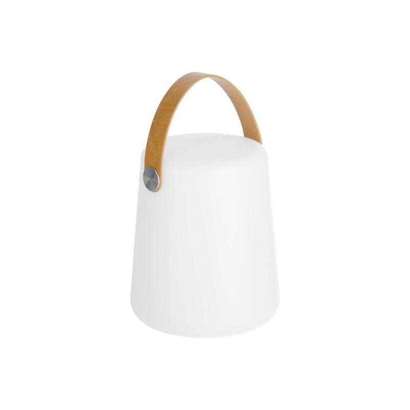 Lámpara de sobremesa exterior dialma con asa marron 28x17cm