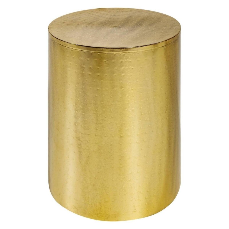 Round side table Joy, gold metal, 40x50cm