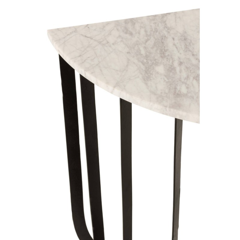 Marble/iron console table 92x46x80cm