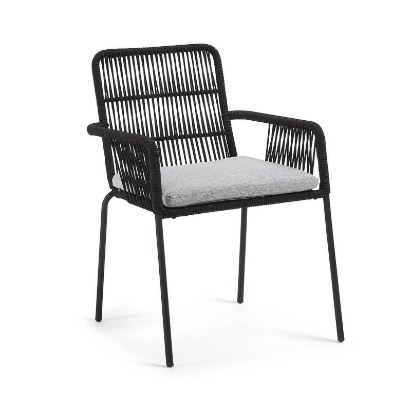 Silla samanta negro 85x56x65cm