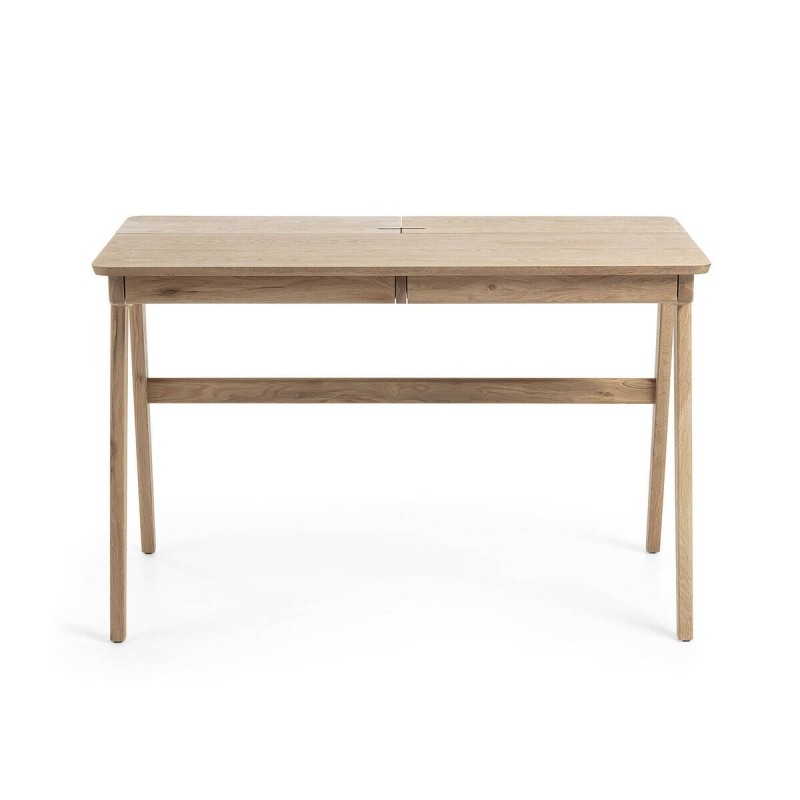 Julia desk, veneer and solid ash wood, 120x65cm