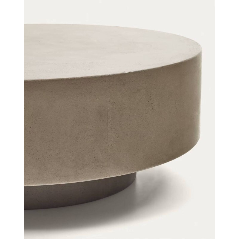 Round center table concrete garbet 80x30cm