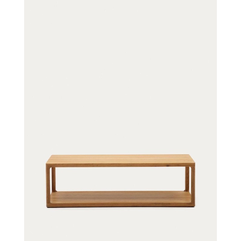 Mesa de centro maymai de madera de roble 140x65x42cm