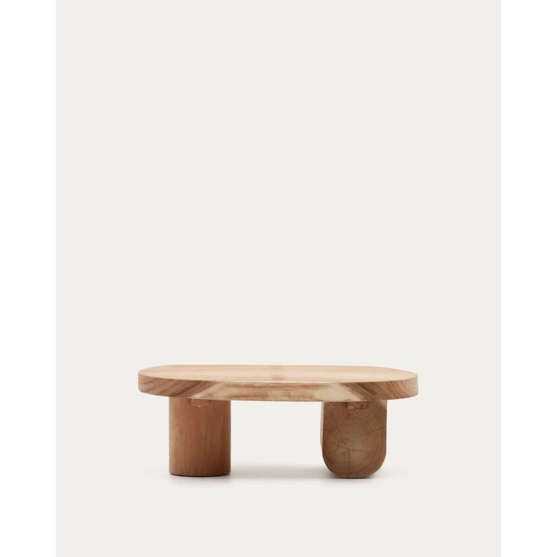 Mosi coffee table made of mungur wood, 90x60cm