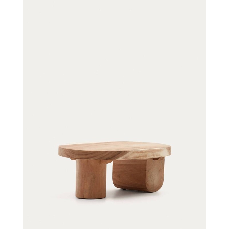 Mesa de centro mosi de madera de mungur 90x60cm