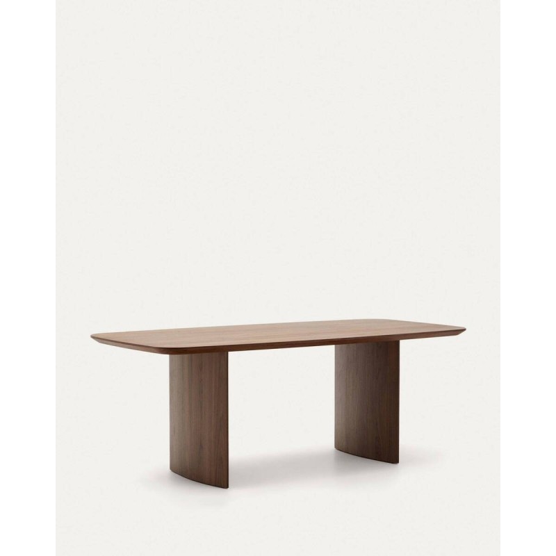 MESA LITTO DE CHAPA DE NOGAL 200x100x75cm