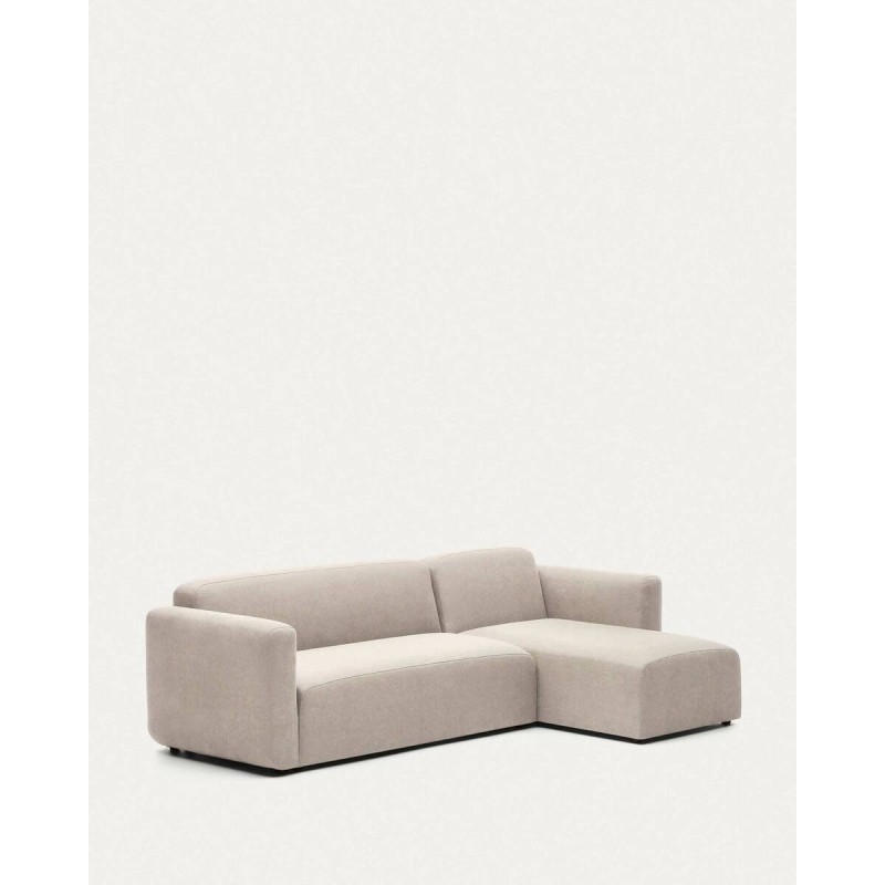 Neom 3-seater modular sofa with right/left chaise longue, beige, 263 cm, FSC Mix Credit