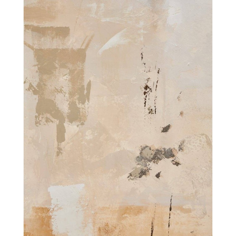 Abstract painting Silpa dark beige 200 x 120 cm