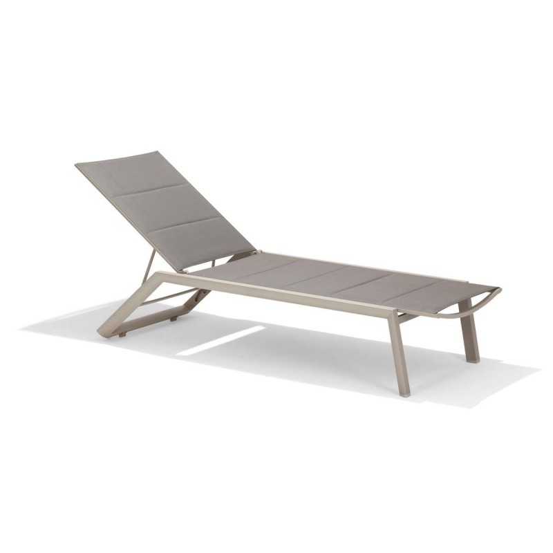 Tumbona exterior taupe 191x67x91cm