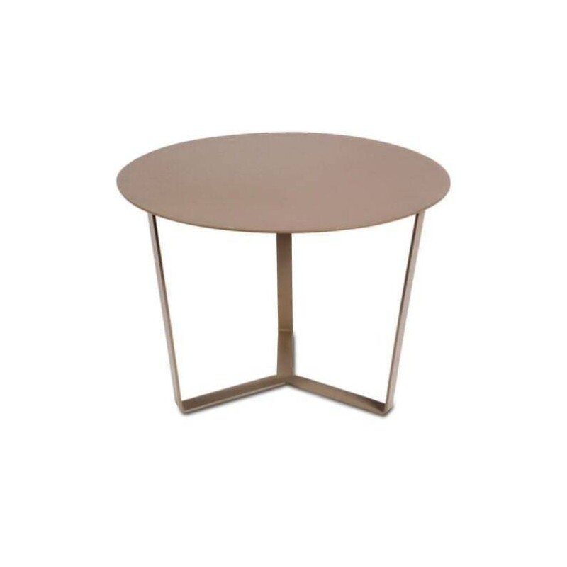 Side table with colored top, 45x45x33.5cm