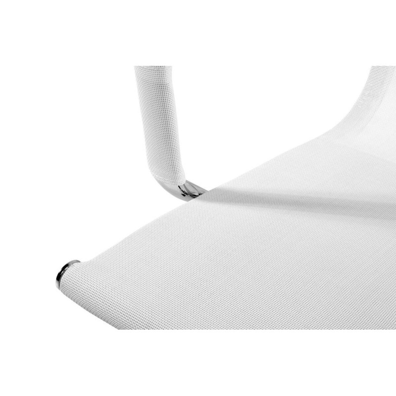Horus high back office chair, white mesh, 55x60x115cm