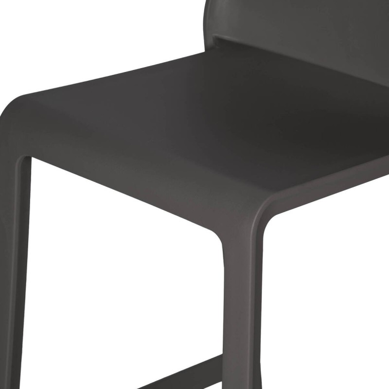 Taburete trill stool mini gris antracita 65cm
