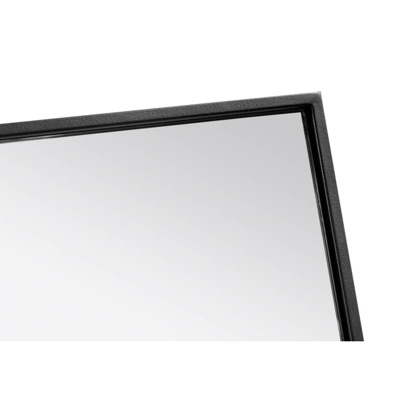 Wall mirror with thin black frame, 180x60cm