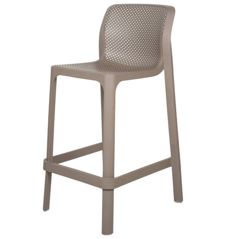 Mini net stool, dove gray, 49x53x90cm