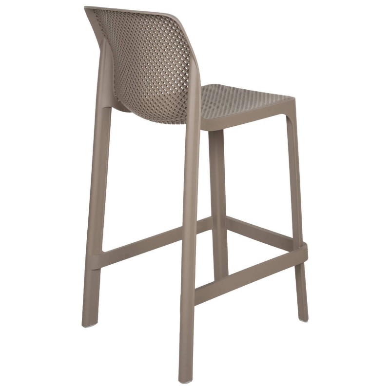 Mini net stool, dove gray, 49x53x90cm