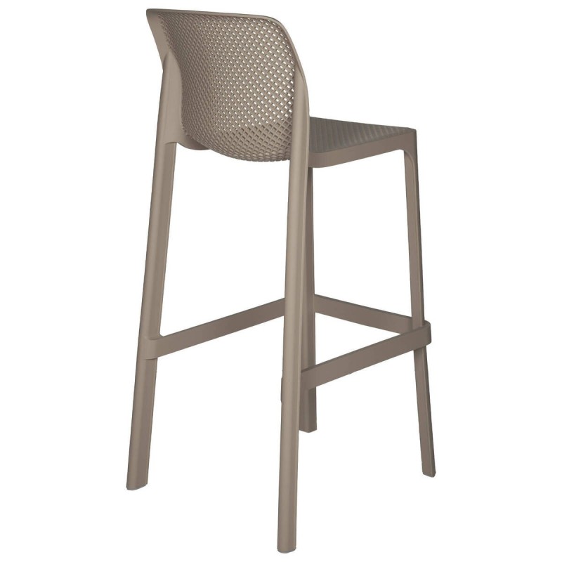 Taburete net gris tórtora 53x49x102cm