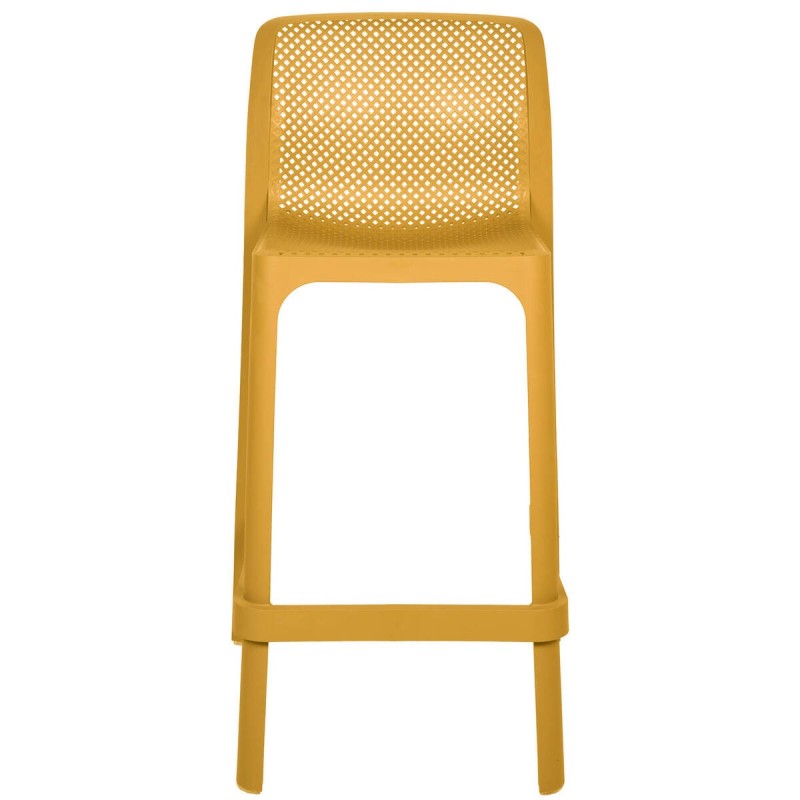 Net mini stool mustard yellow 49x53x90cm