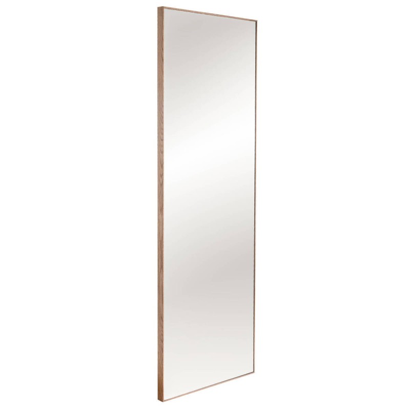 Minimalist beech wood mirror 180x60cm