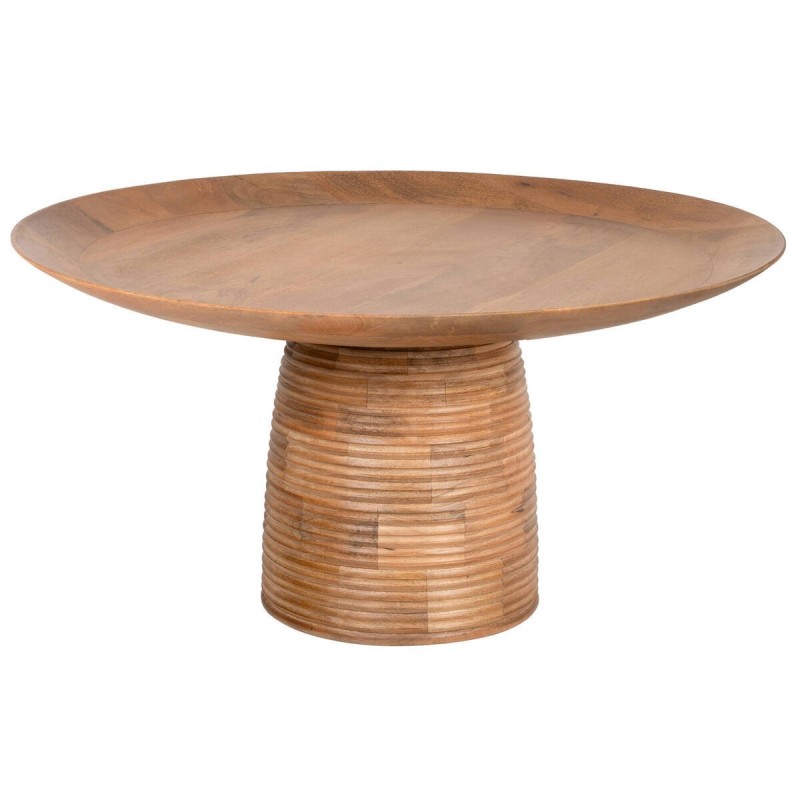 Solid acacia coffee table 84x41cm