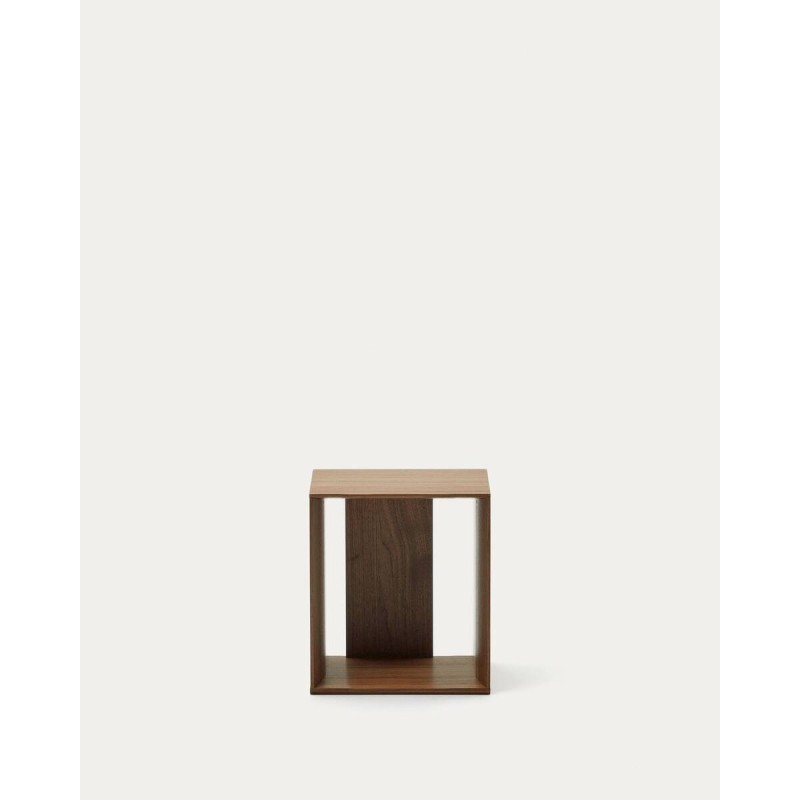 Litto shelving unit in walnut veneer 33.5x30x38cm