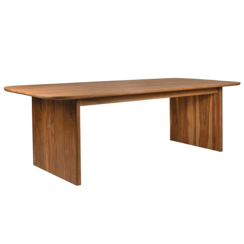 Solid teak wood dining table 244x101x76cm