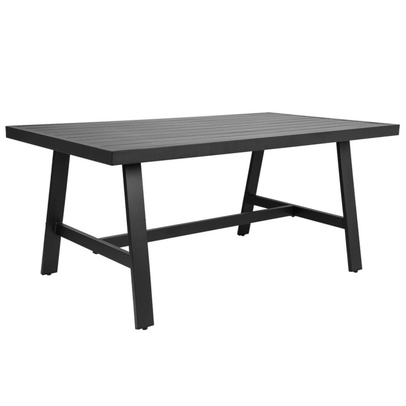 Mesa de centro de aluminio gris antracita 150x87x68cm