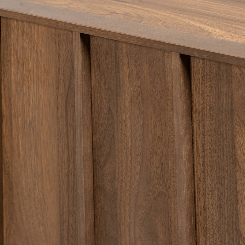 Mueble TV Ardal Nogal 4 Puertas Con Palillería 200cm