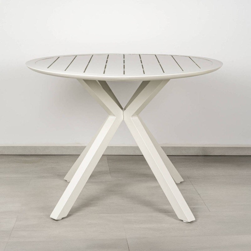 Mesa de Exterior Redonda Esera Aluminio Lacado Ø100 cm
