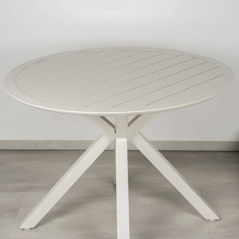 Mesa de Exterior Redonda Esera Aluminio Lacado Ø100 cm