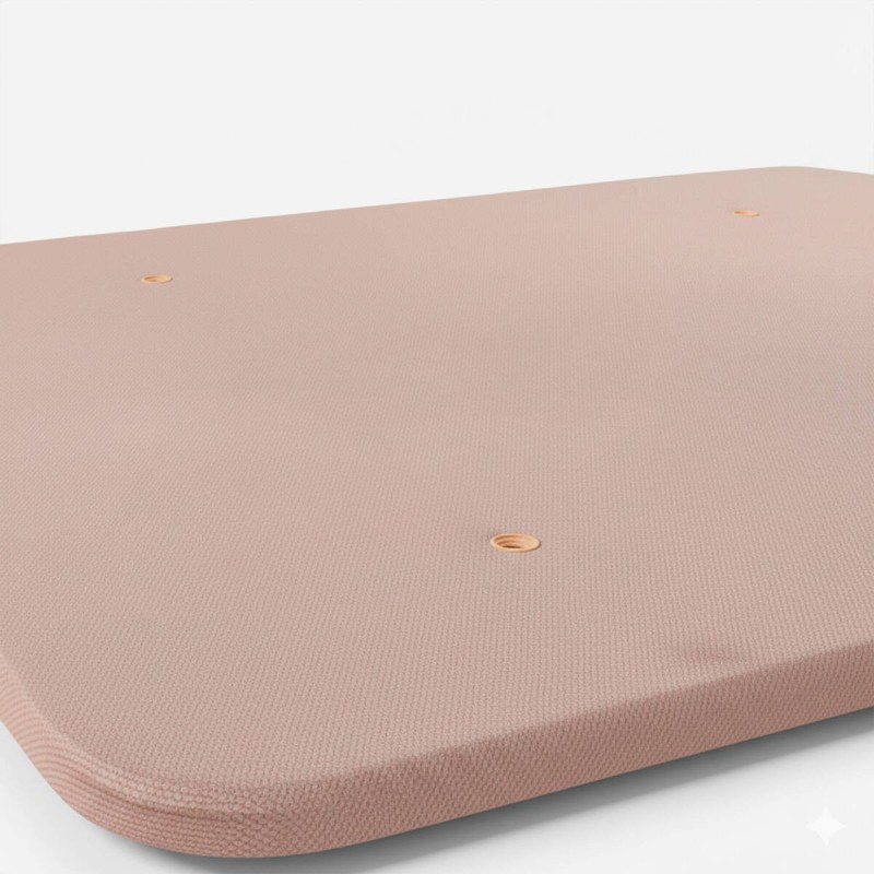 Beige upholstered base 90x190cm