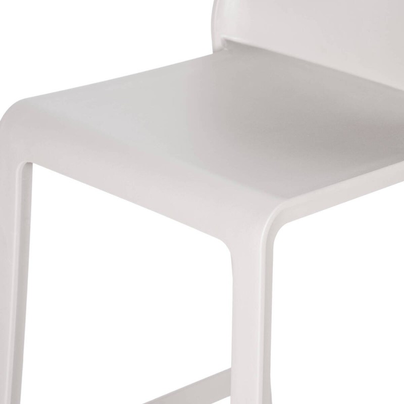 Taburete trill stool mini blanco 65cm