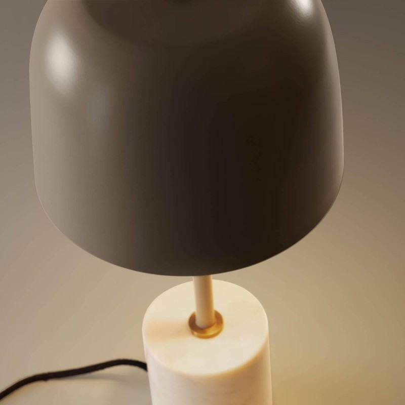 Alish metal and marble table lamp