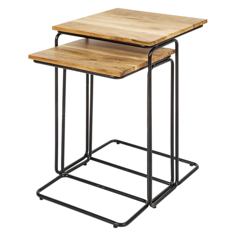 Set of 2 nesting corner tables 45/40cm