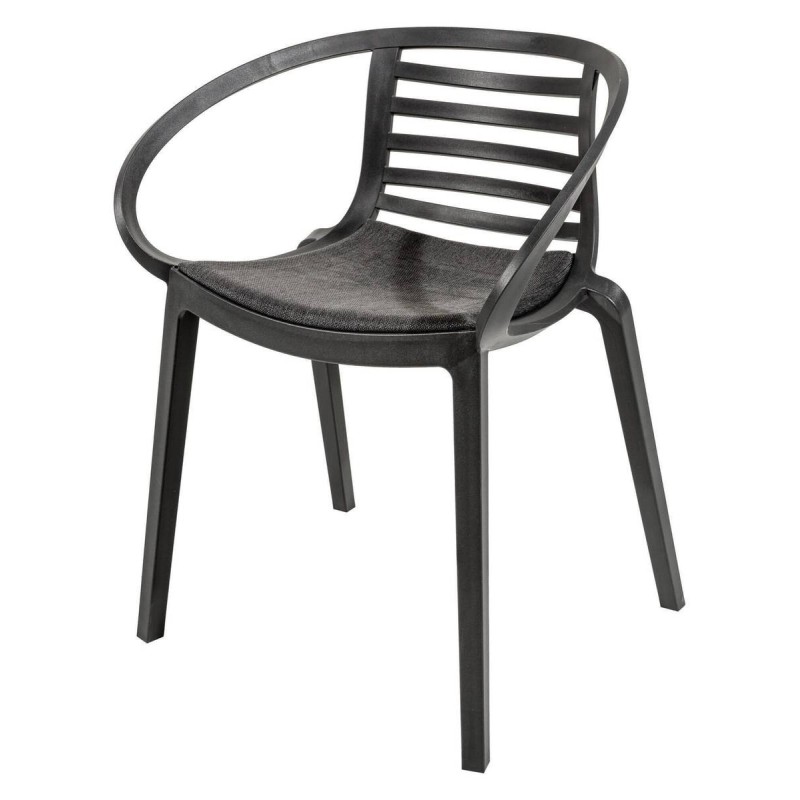 Silla mambo antracita 64x56x77cm