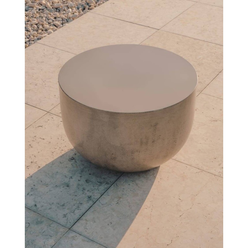 Round cement coffee table 60x40cm