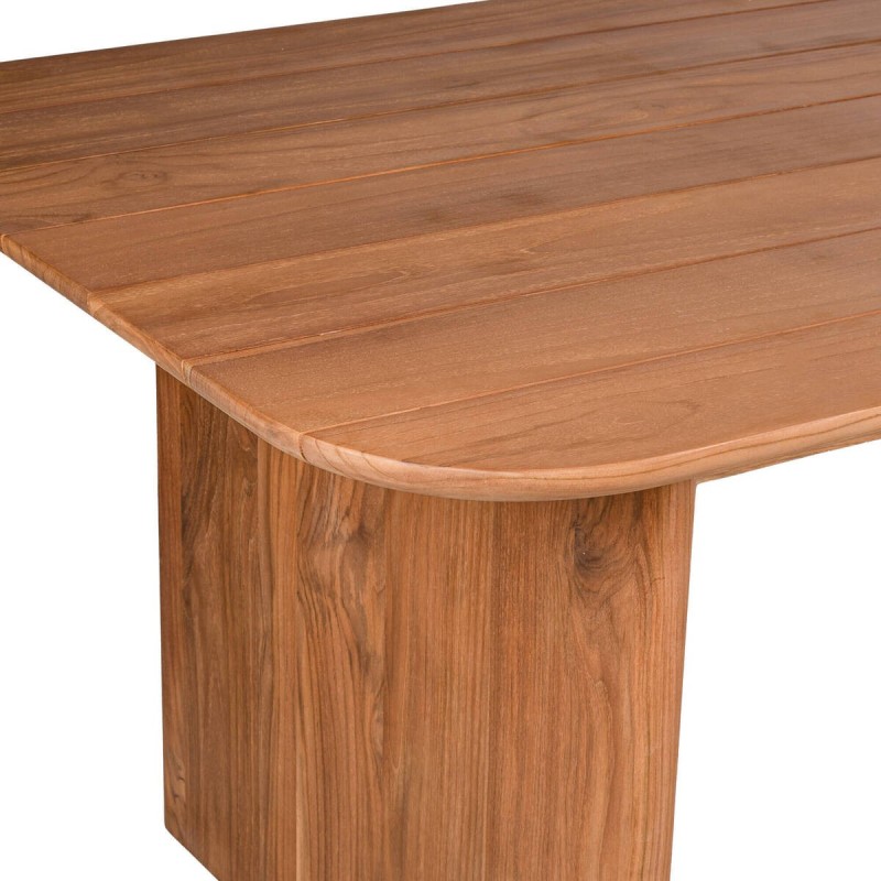 Solid teak wood dining table 244x101x76cm