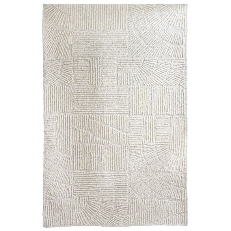 Greece wool rug, ivory color, 190x290cm