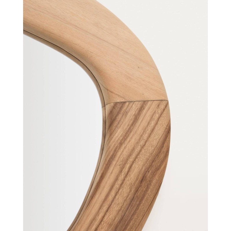 Espejo selem de madera de mungur con acabado natural 60x107cm
