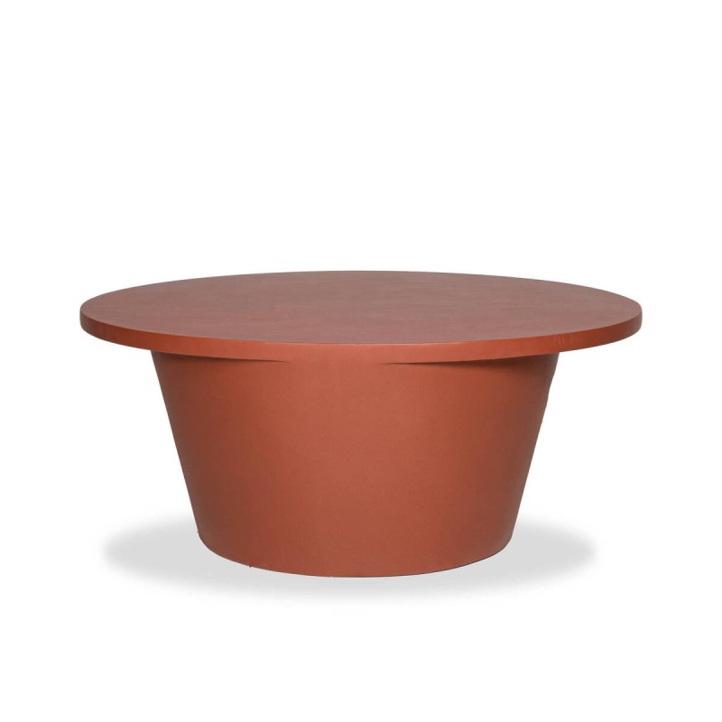 Mesa auxiliar de exterior de terracotta 84x32.5cm