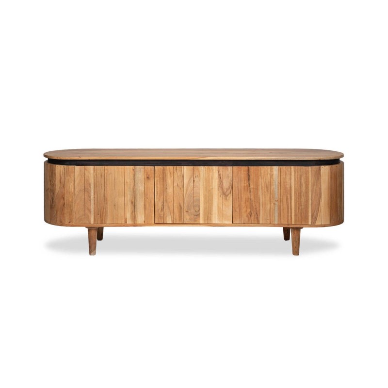 Mesa de tv marea de acacia natural 160x40x55cm