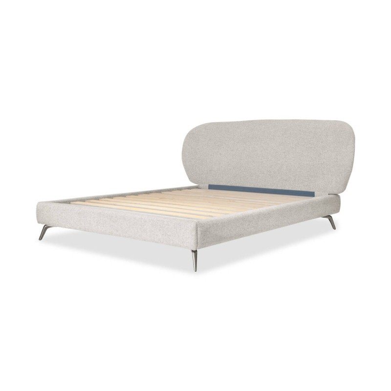 Cama soho tapizada gris claro 180x200cm