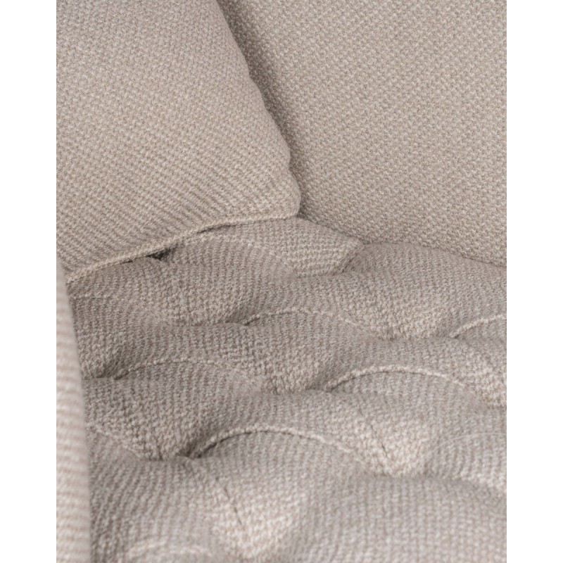 Sillón versalles marfil con patas de pino 75x85x106cm